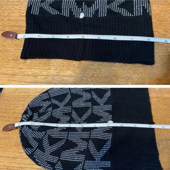 MICHAEL KORS MK Monogram Beanie, One Size - Picture 4 of 4